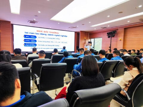 Công ty Xi măng Long Sơn tổ chức huấn luyện an toàn, vệ sinh lao động và khám sức khỏe cho CBCNV năm 2025